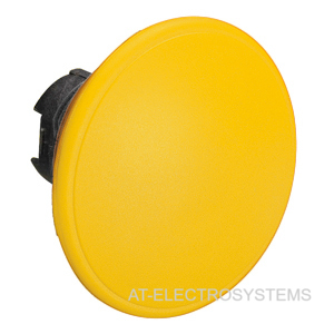 LPCB6165 Грибовидная кнопка, без монт. переходника, пружинный возврат, 60 мм, цвет желтый