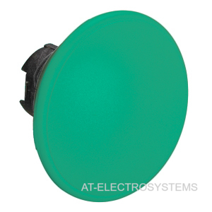 LPCB6163 Грибовидная кнопка, без монт. переходника, пружинный возврат, 60 мм, цвет зеленый