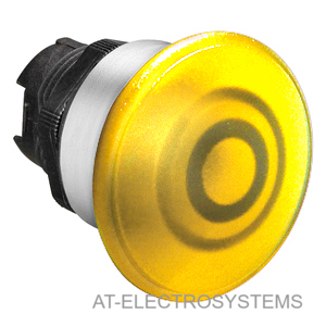 LPCBL6145 Грибовидная кнопка с подстветкой , 40 мм, цвет желтый
