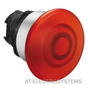 LPCBL6144 Грибовидная кнопка с подстветкой , 40 мм, цвет красный