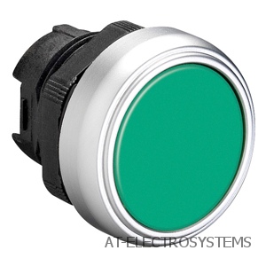 LPCQ103 Кнопка двойного нажатия, плоская, цвет  зеленый