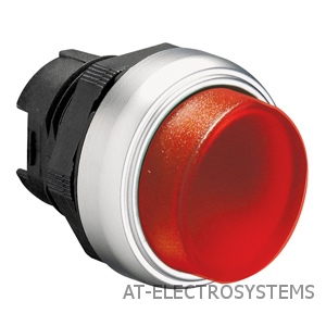 LPCQL204 Кнопка двойного нажатия с подсветкой, выступающая, цвет красный