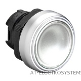 LPCQL107 Кнопка двойного нажатия с подсветкой, плоская, прозрачная