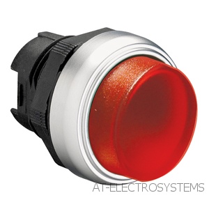 LPCBL204 Нажимная кнопка с подсветкой, выступающая, без монт. переходника, пружинный возврат, цвет красный