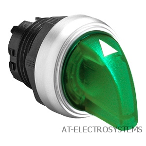 LPCSL1203 Переключатель с подсветкой 2 положения, 0-1, зеленый
