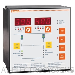 ATL 30 A240 Контроллер управления АВР с RS232 и RS485,2 выхода управления,двойное питание,размер(144х144)