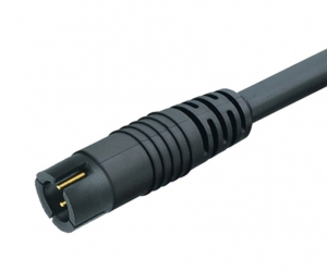 Кабельный разъем, защелкивающийся, 3 контакта, смонтир. на кабель, IP40, PVC, 3 x 0.25 мм&sup2;, "папа"